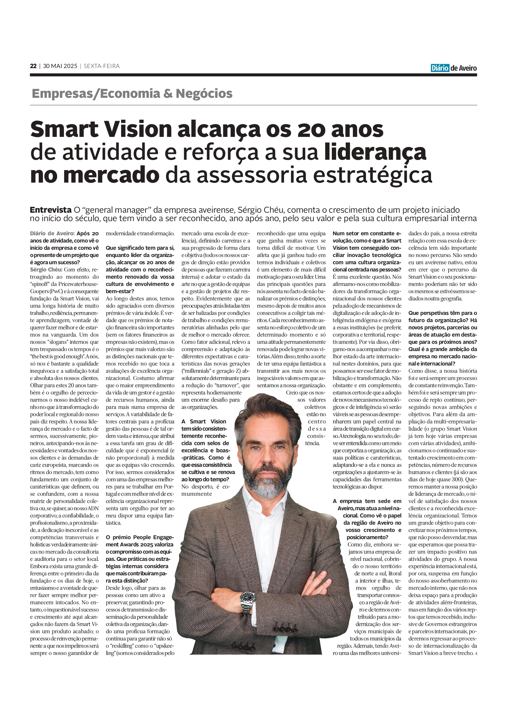 A Smart Vision celebra 20 anos de atividade!